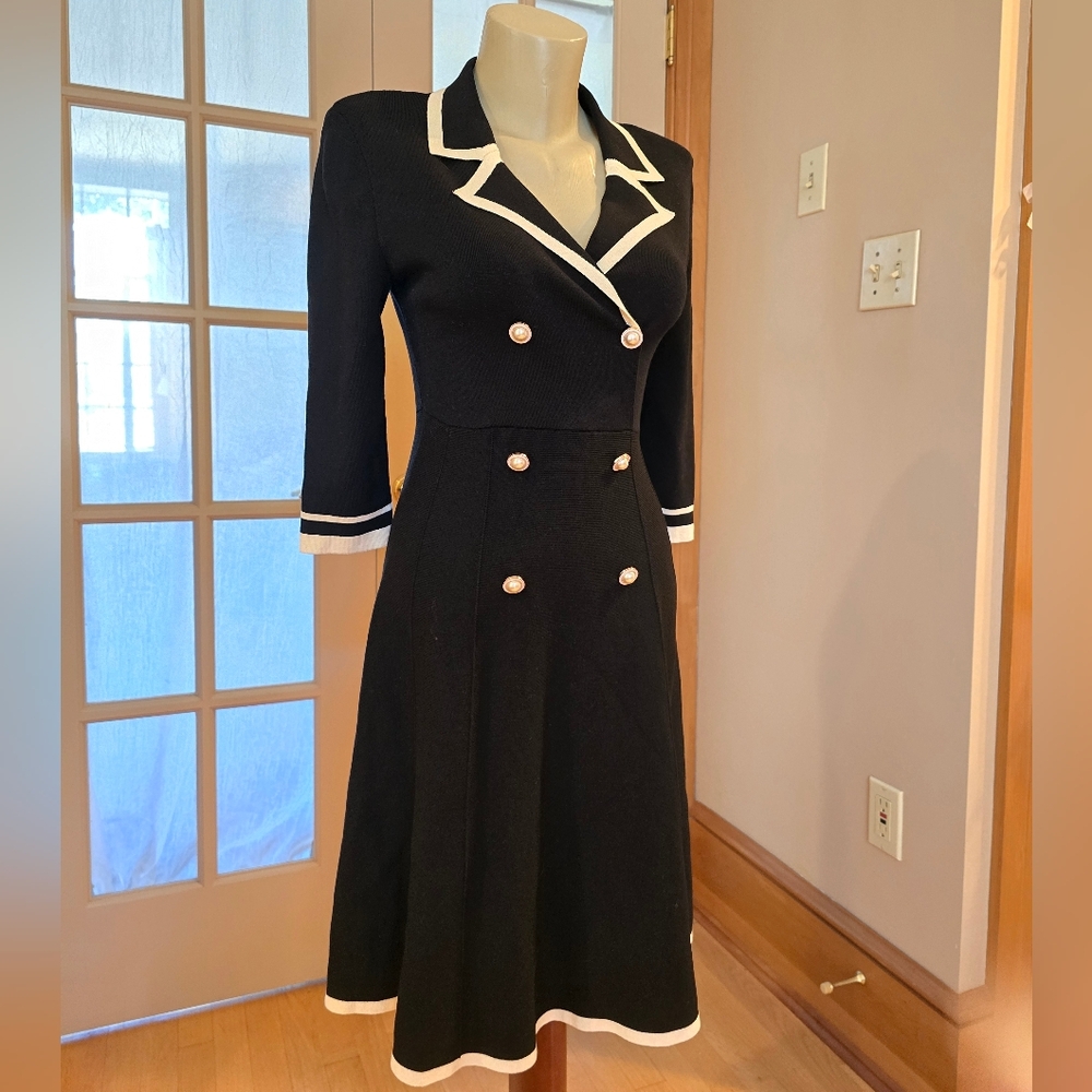 Goelia (EUC) Black and White Dress - Picture 2 of 5
